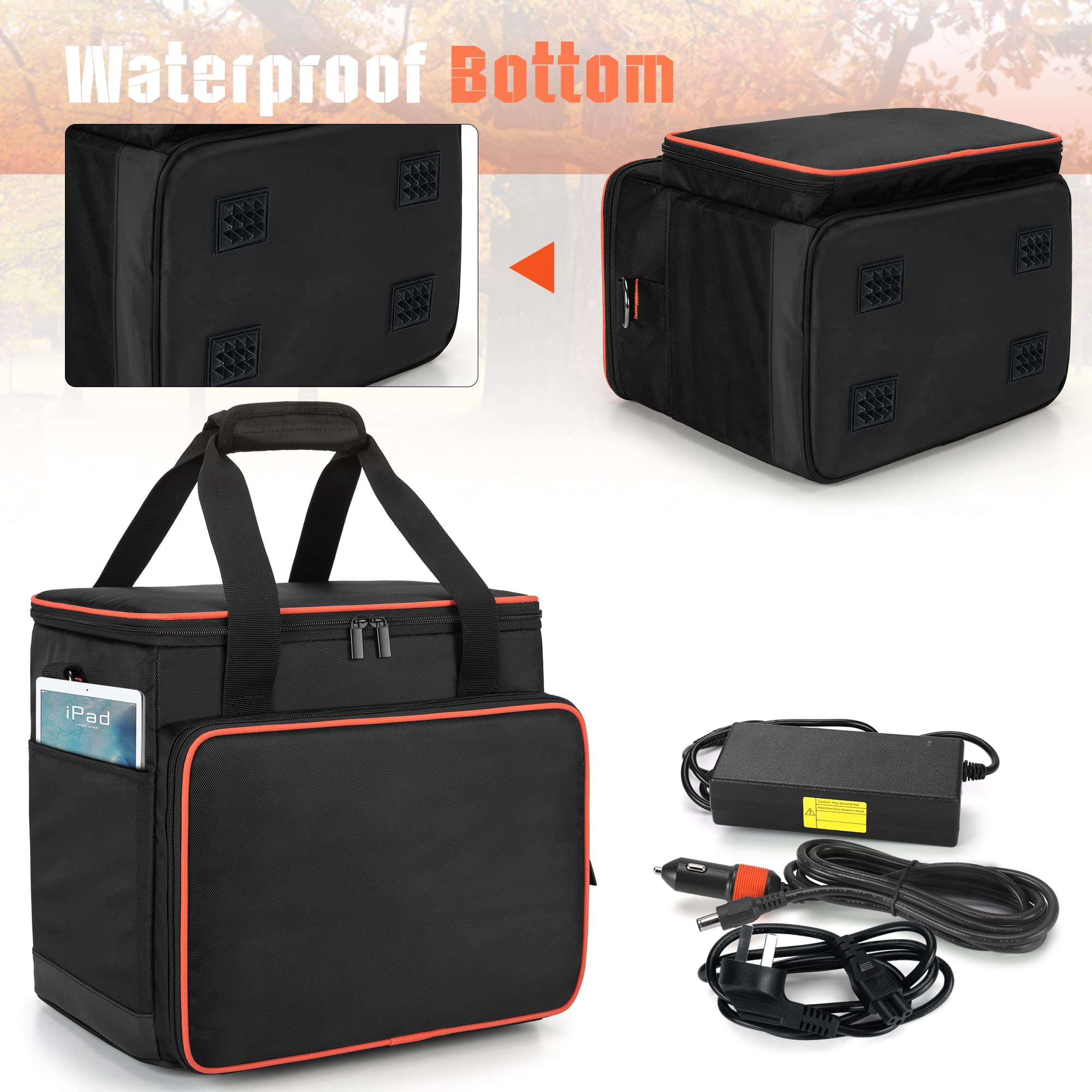 Trunab travel case ready for camping and outdoor trips with power gear.