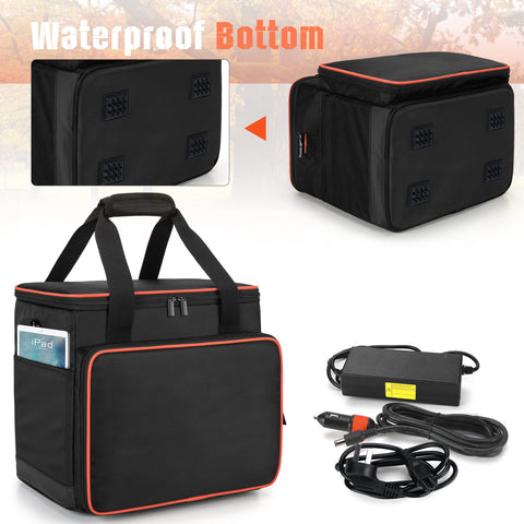 Trunab travel case ready for camping and outdoor trips with power gear.