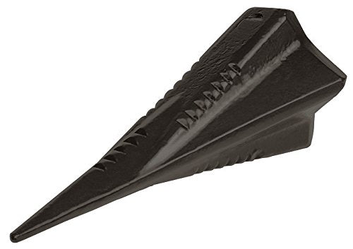 Truper 33040 Super Splitter wedge head close-up; durable drop-forged steel construction.