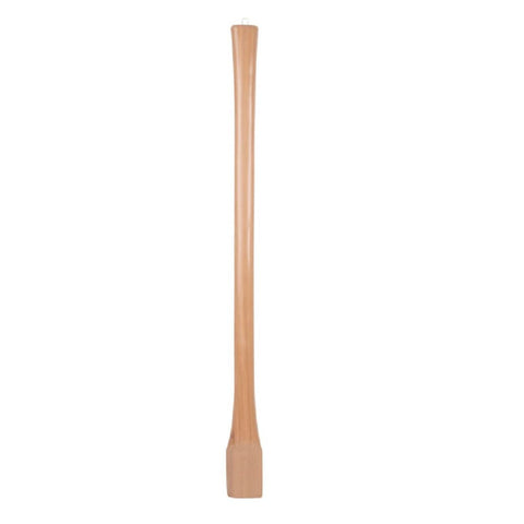 Truper Axe Handle side view shows ergonomic shape for comfortable, steady swings.