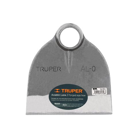 Truper Lane Hoe Head No. 0 forged head enables efficient soil loosening.