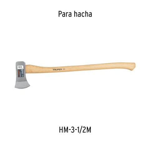 Truper MG-HM-30 handle in use, restoring axe stability and control.