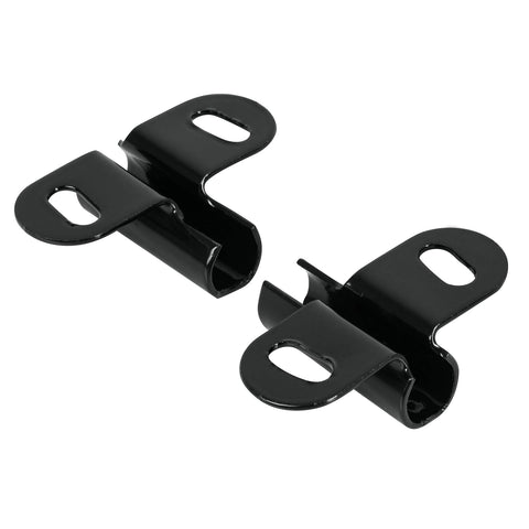 Truper axle bracket set for wheelbarrow assembly emphasizes rugged durability for tough tasks.