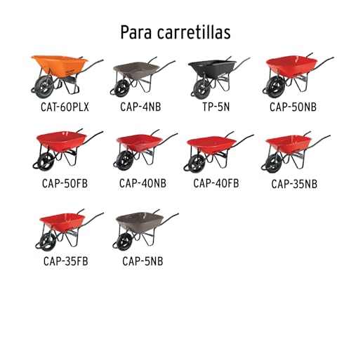 Truper axle bracket set for wheelbarrow features durable metal frame and long life.
