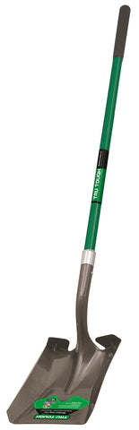 Truper Tru Tough 47-inch square point shovel with long handle for sturdy digging and leverage