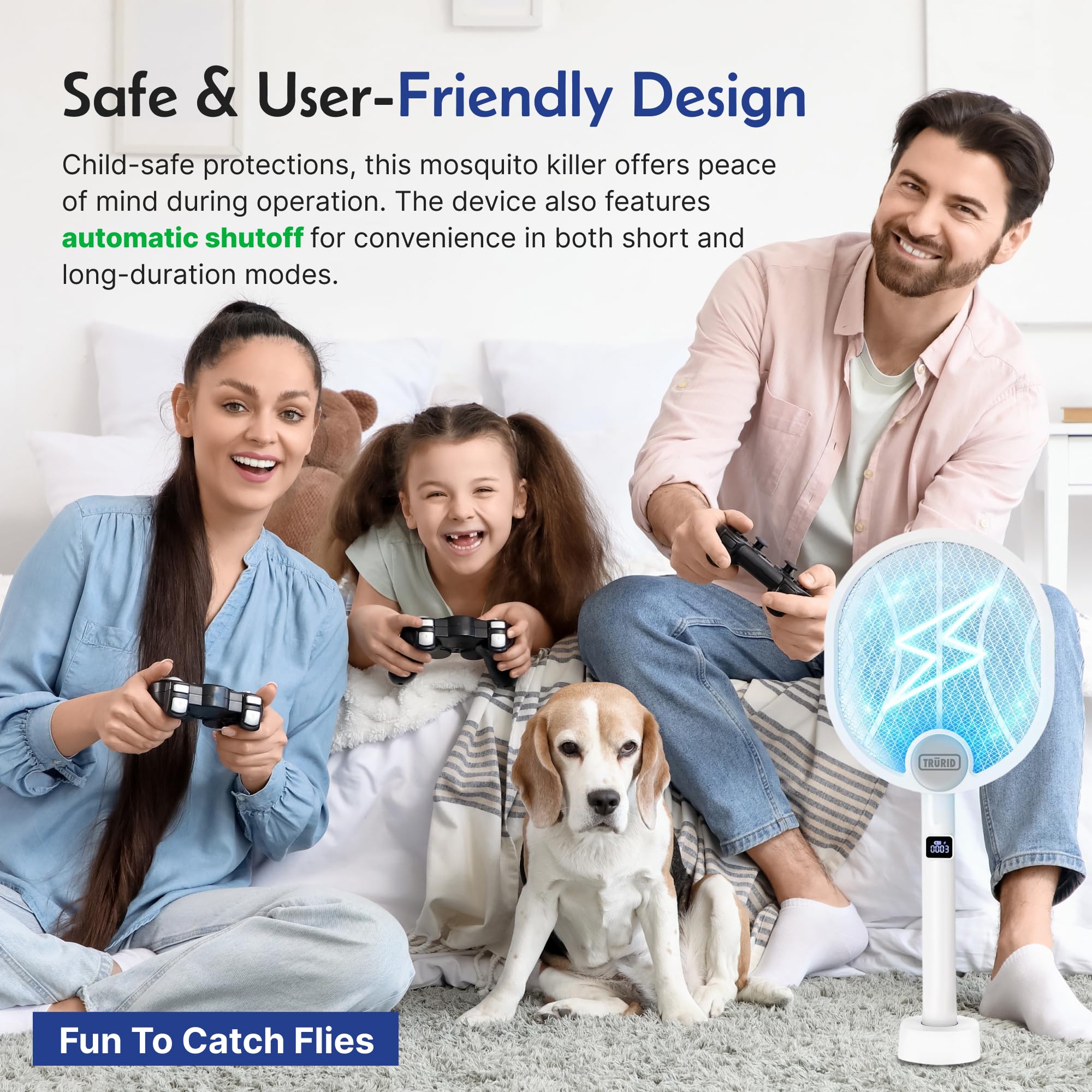 TRURID Camping-friendly pest control tool for outdoor gatherings.