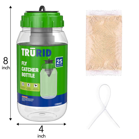 TRURID water-activated lure starts working within 48 hours after adding warm water.