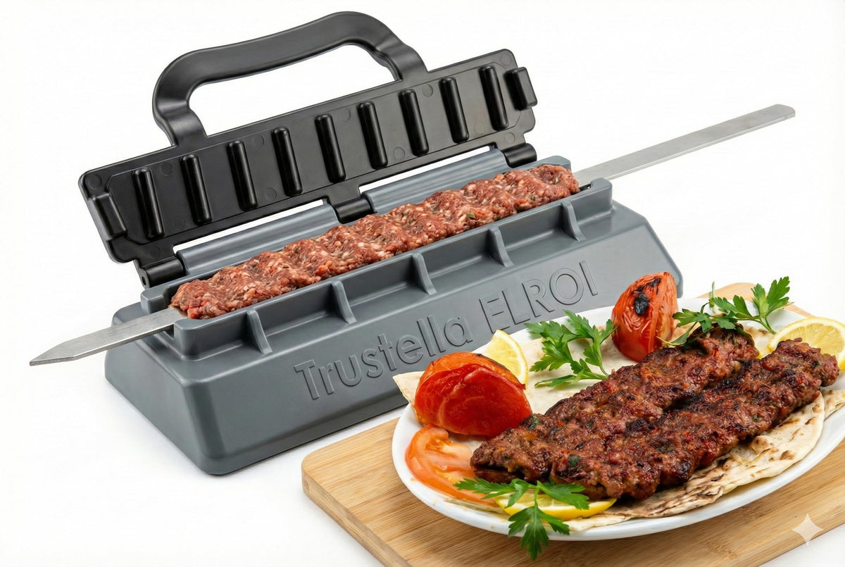 Trustella heavy-duty kebab maker compact design for easy handheld use.