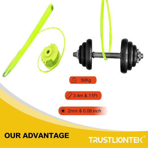 TrustLIONTEK ABS and polyamide nylon spool material for durability