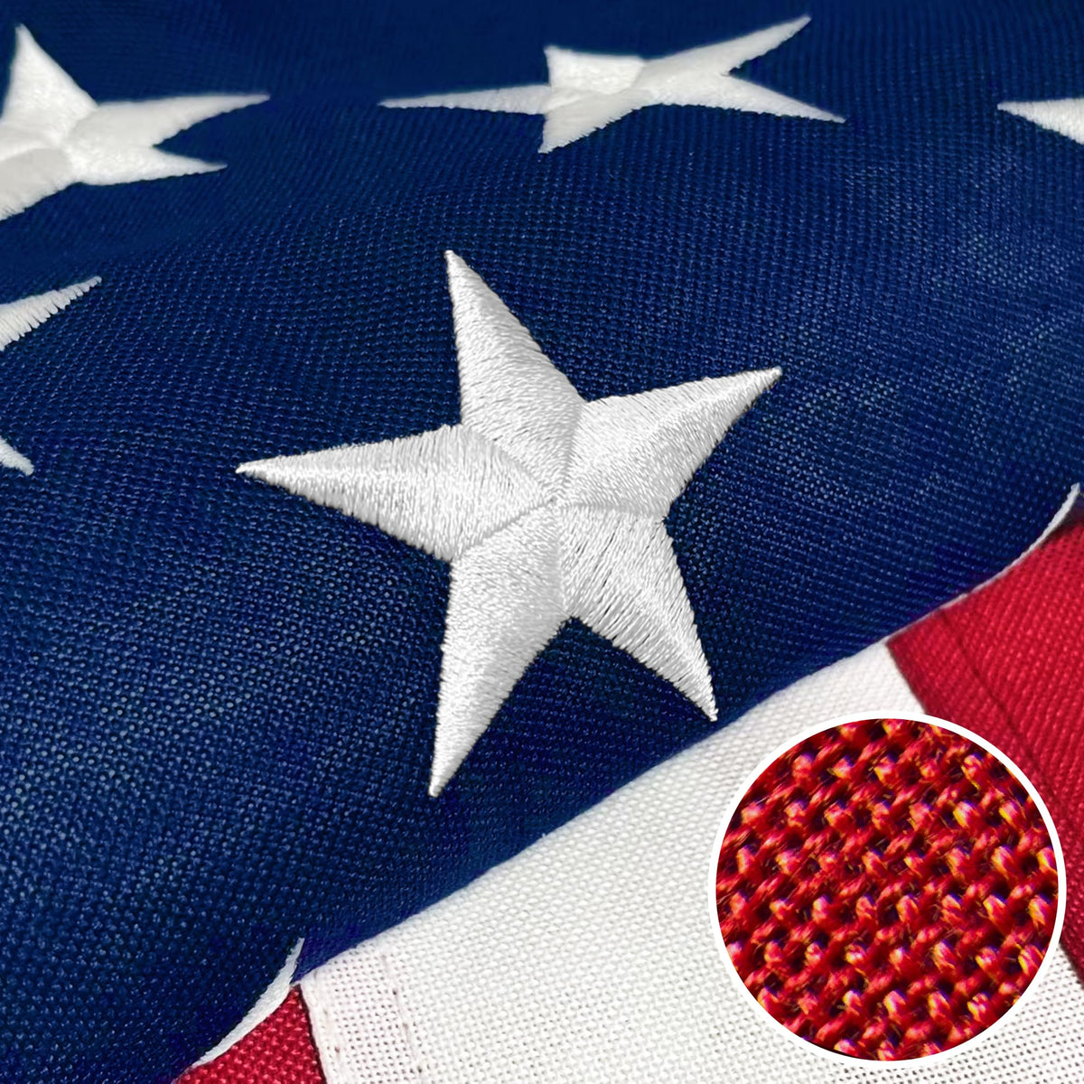 Try Everything American Flag 4x6ft tearproof outdoor flag with embroidered stars for year-round display.
