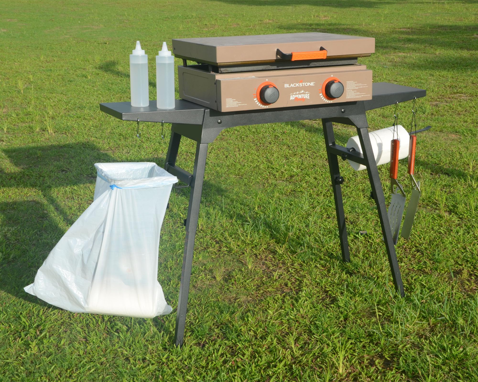 Trybuy foldable griddle stand designed for easy transport