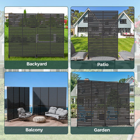 Trygoal easy setup reinforced base for quick privacy.