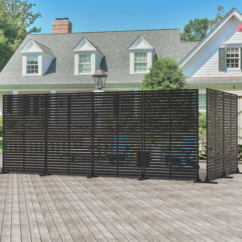Trygoal patio garden visual barrier enhances outdoor ambiance.
