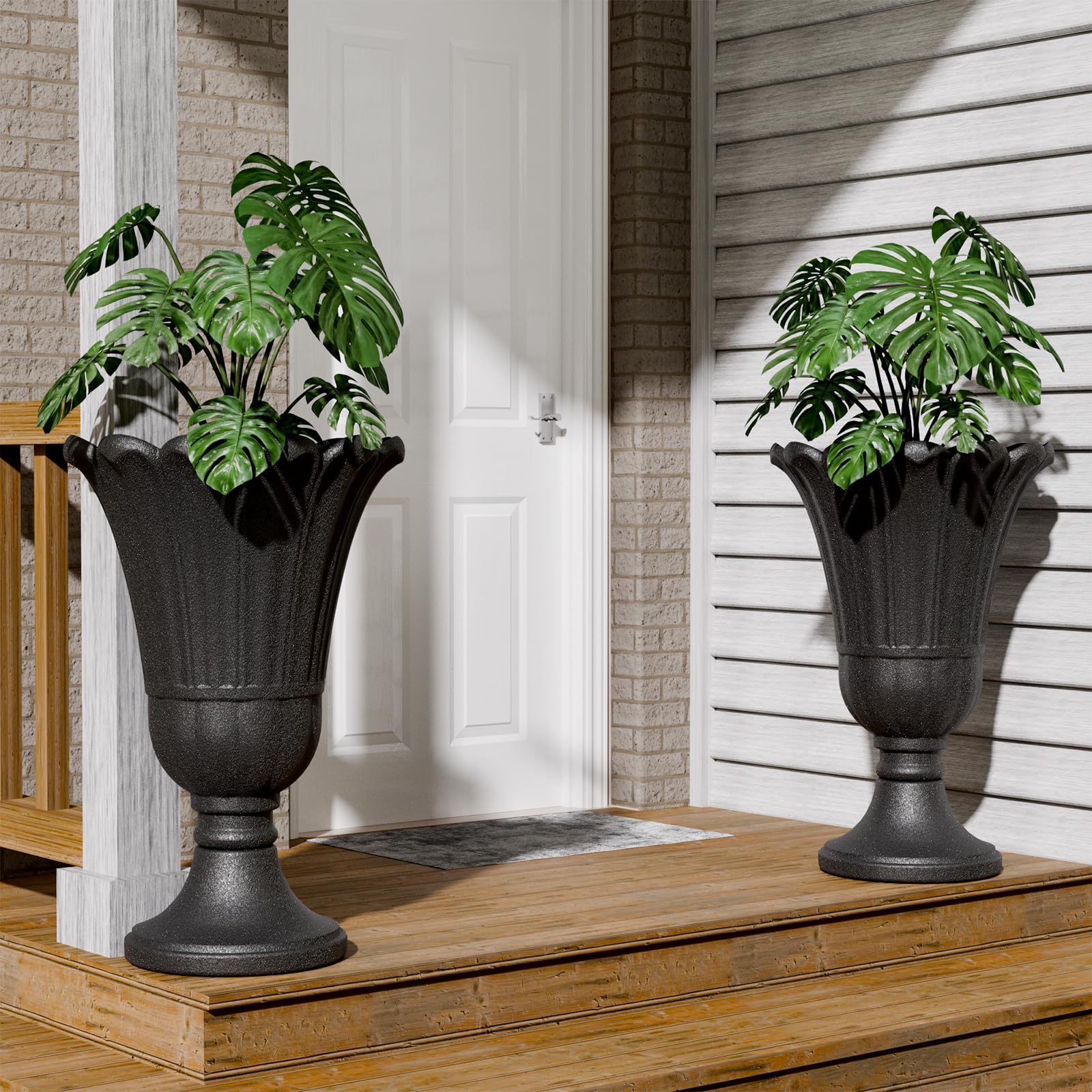 Trygoal petal-design exterior adds elegance to garden or porch