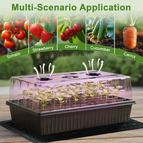 Tryitsbest all-in-one seed starting kit includes tools and guide