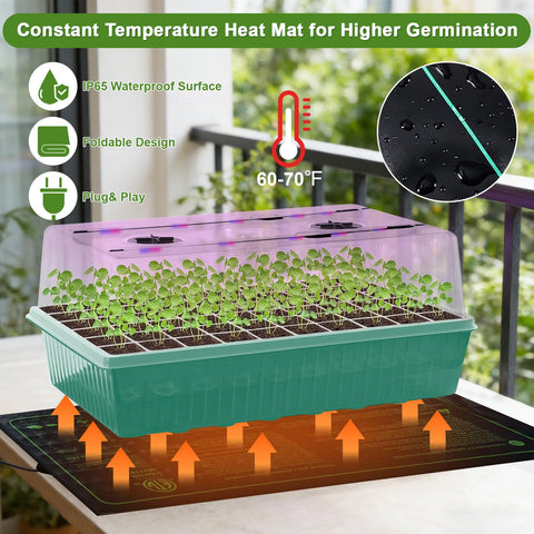 Tryitsbest humidity vent tray supports airflow and prevents overwatering.
