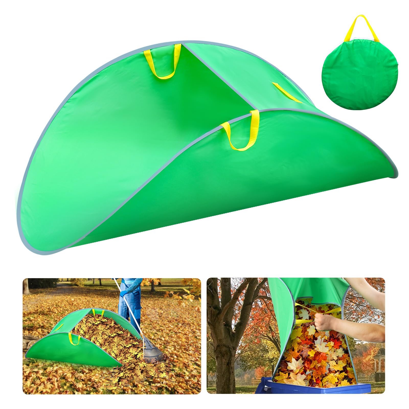 Tryly Leaf Collector folded-compact for easy storage and portability