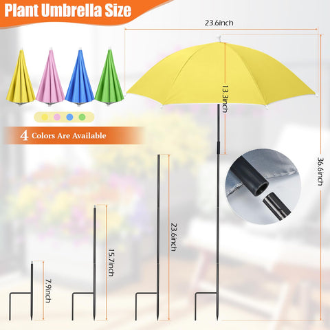 Tryly plant umbrella canopy fabric is rainproof and heat resistant.