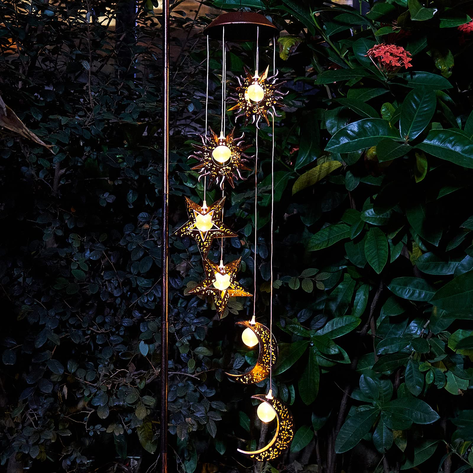 Tryme waterproof wind chime withstands rain and sun for outdoors