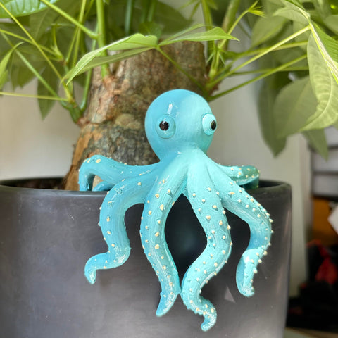 TSCVPJL octopus decor for fish tanks and edges.