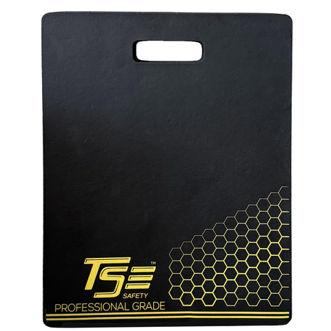 TSE Safety True Flex kneeling pad top view, wide surface for comfort