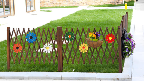 Tsilin weatherproof garden decor stays vibrant on porches and fences.