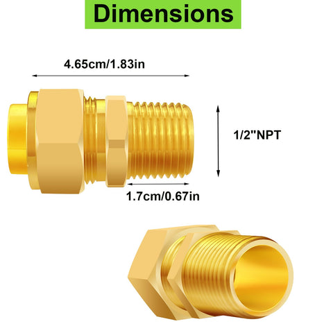 Tsinghwang brass adapters offer versatile connections for grills, generators, and appliances.