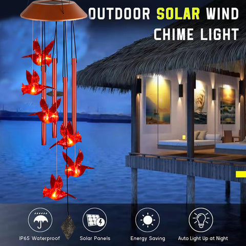 TSIPEKLO Cardinal Wind Chime serves as a memorial gift with lasting beauty.
