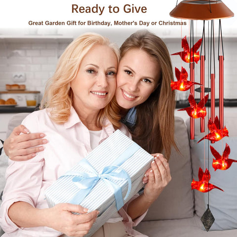 TSIPEKLO Solar Wind Chimes brighten night hours for cozy outdoor moments.