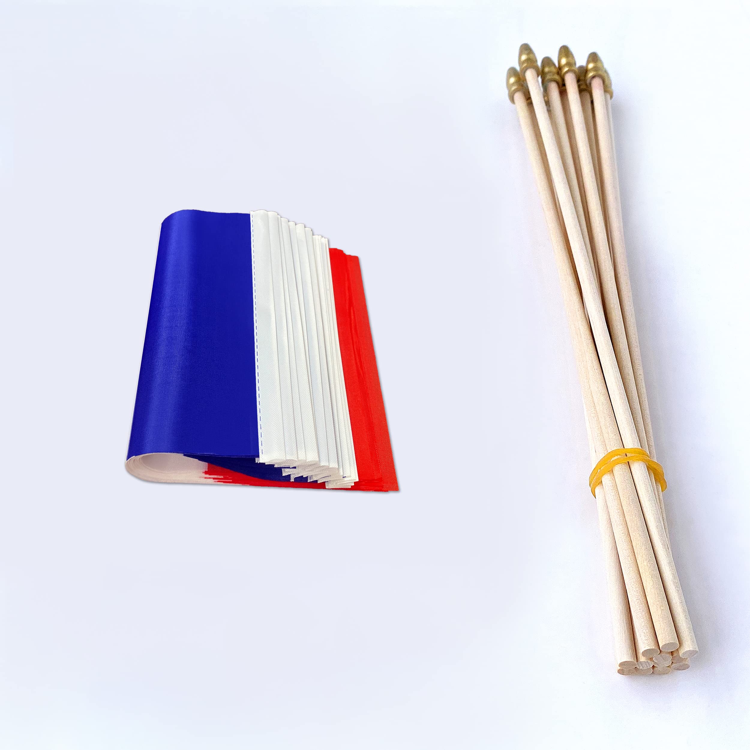 TSMD France flag pack of 12 ready for multi-location decoration