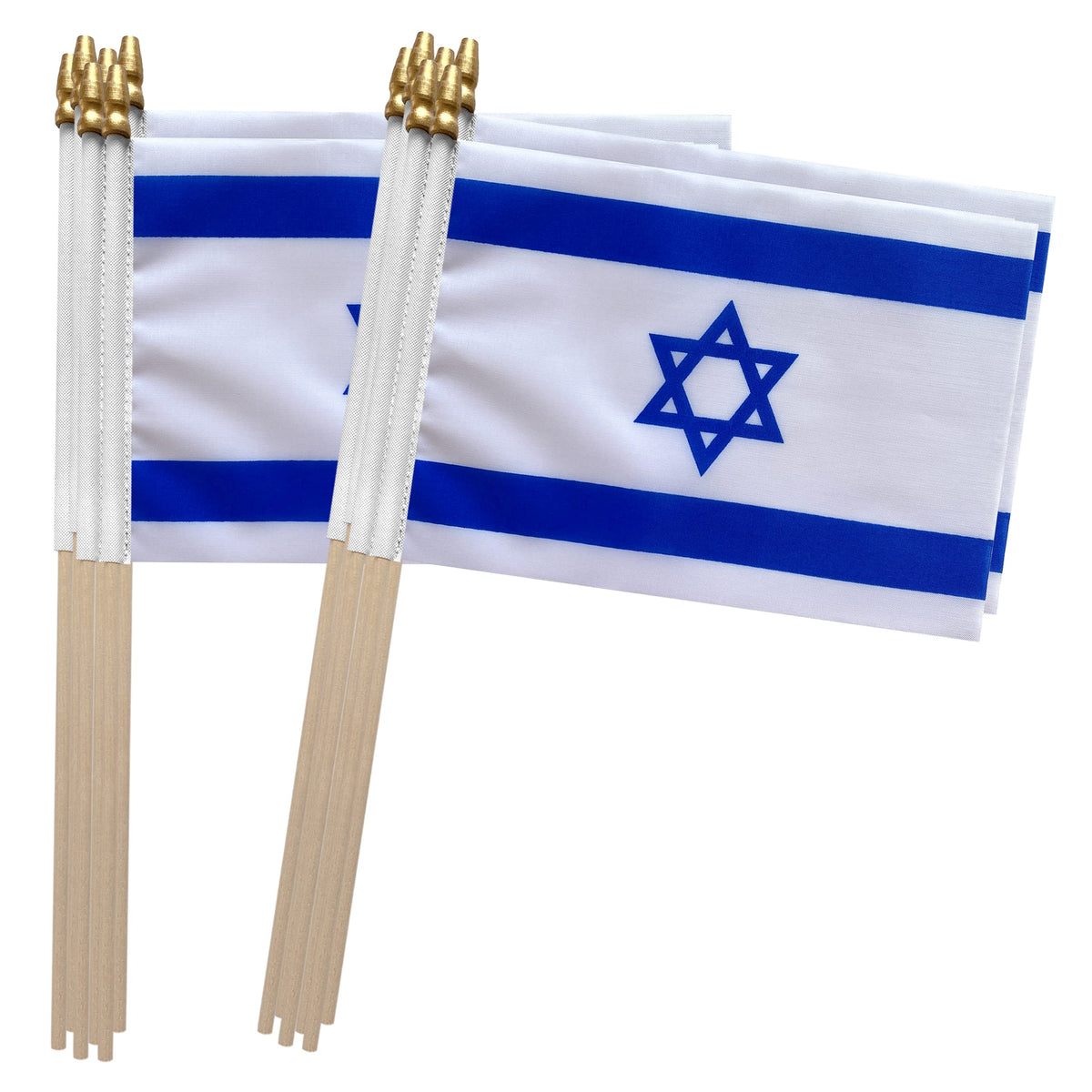TSMD Israel flag 5x8 inch ready for parades and celebrations.