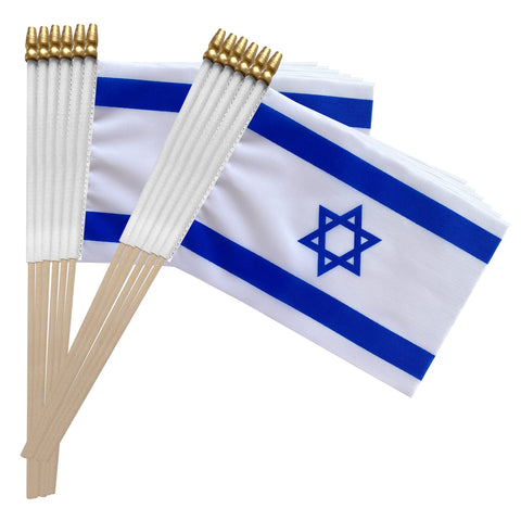 TSMD Israel flag with rounded top for kid-friendly use.