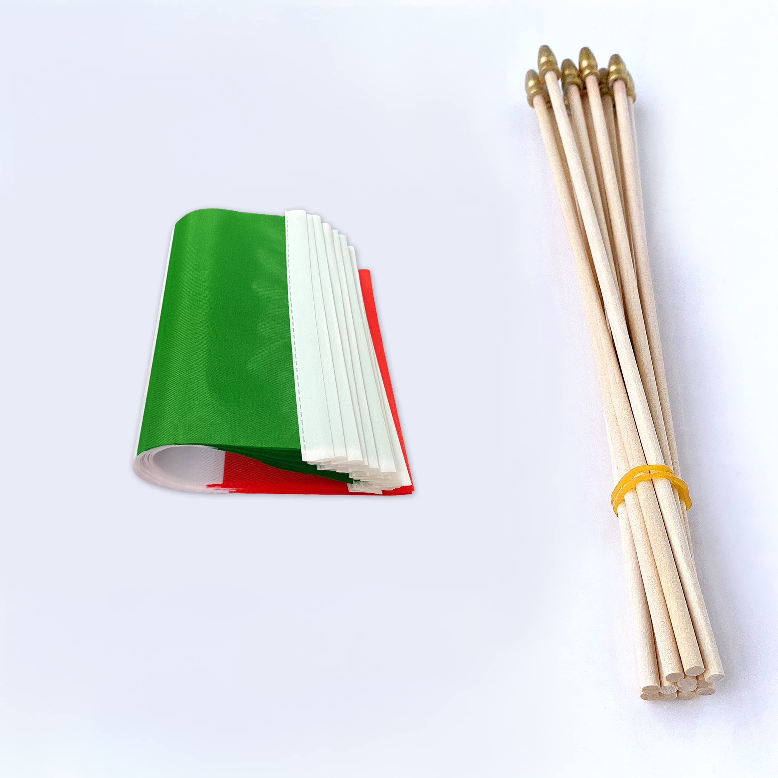 TSMD Italy flag 12-pack display option for party decor.