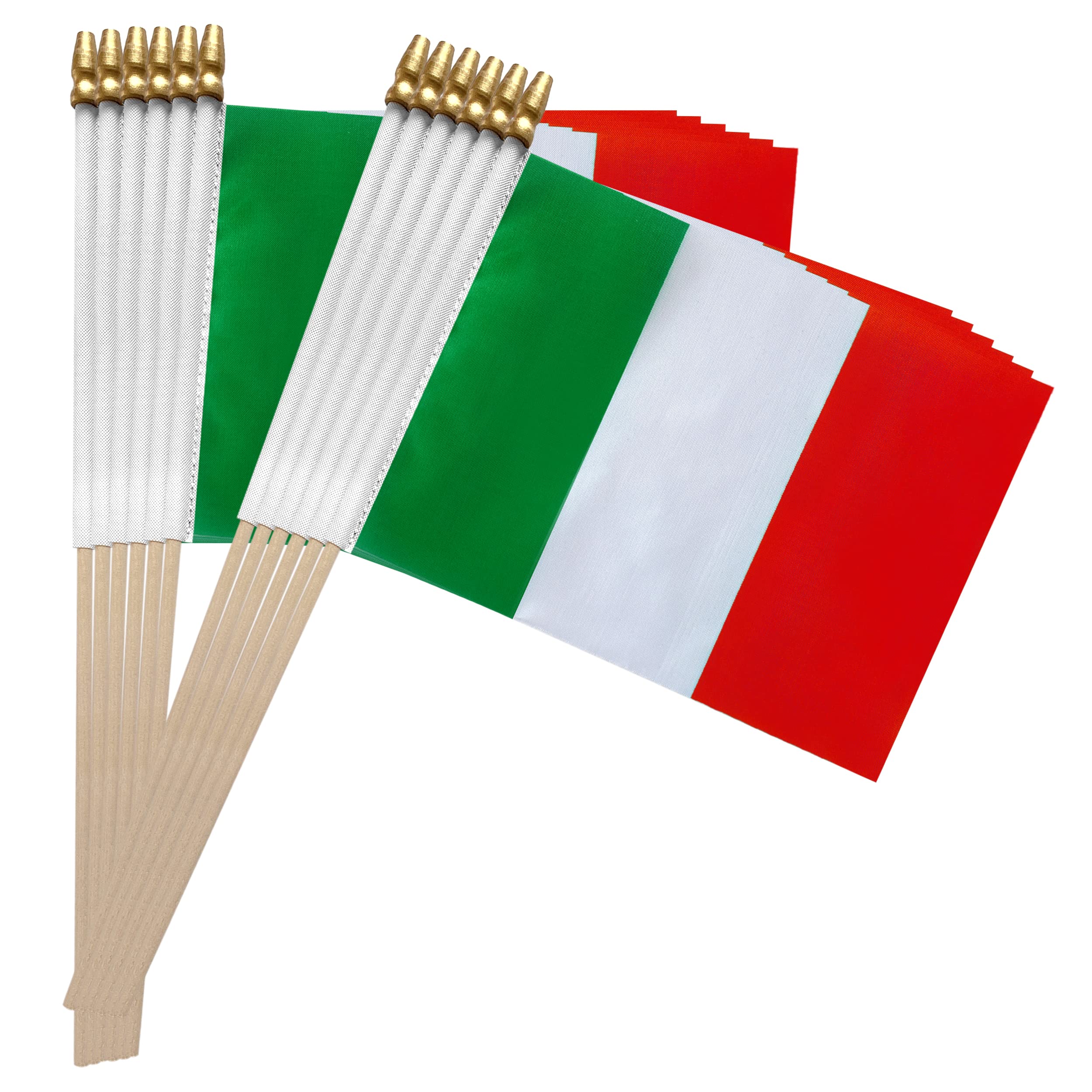 TSMD Italy flag on desk setup for festive table decor.