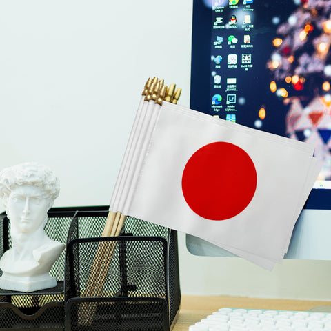 TSMD Japan flag used as desk or garden decor