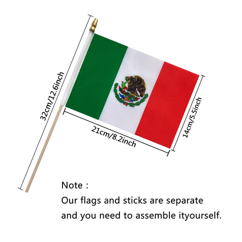 TSMD Mexico flag design with vibrant colors for bright event accents.