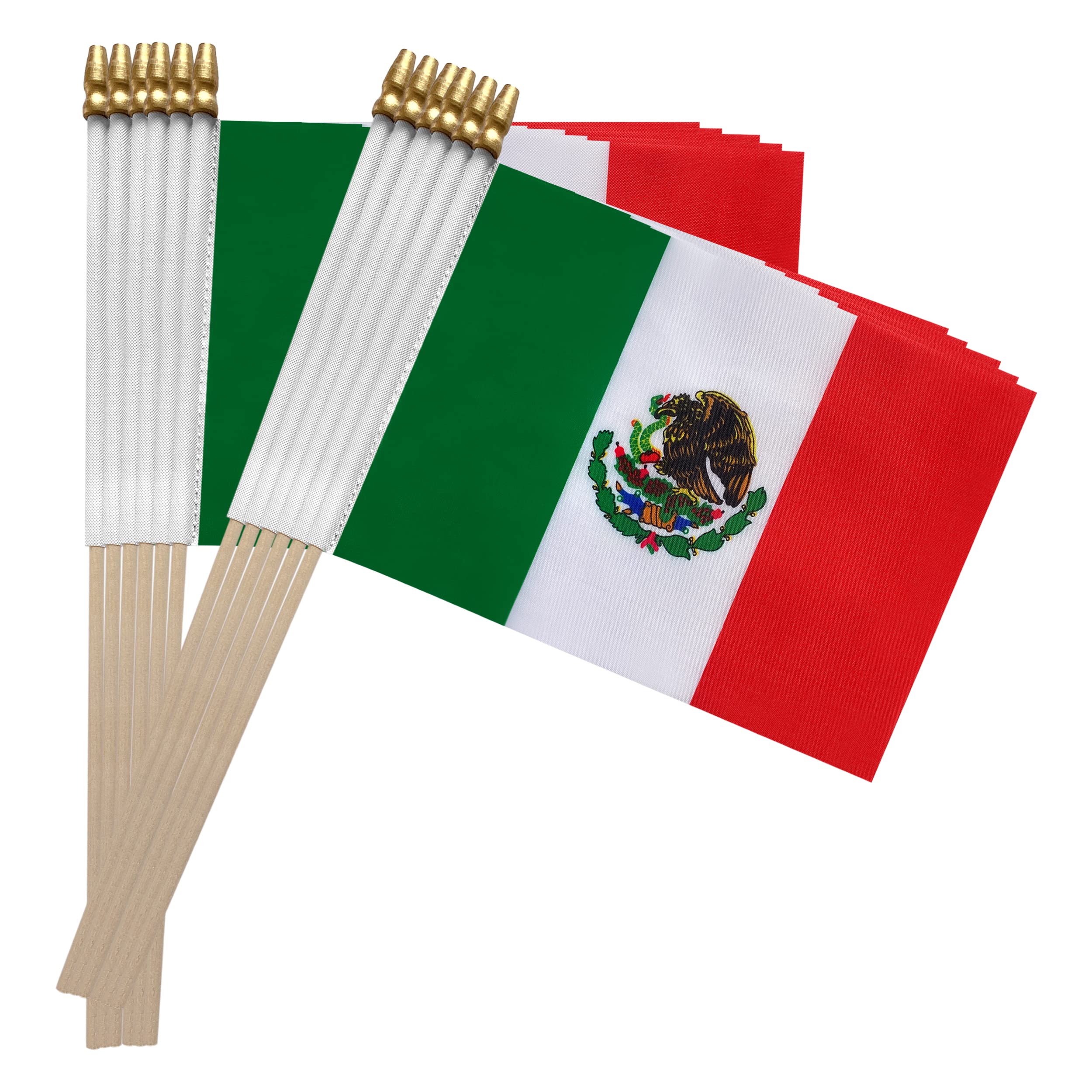 TSMD Mexico flag set versatile decor for parties, gardens, and walls.