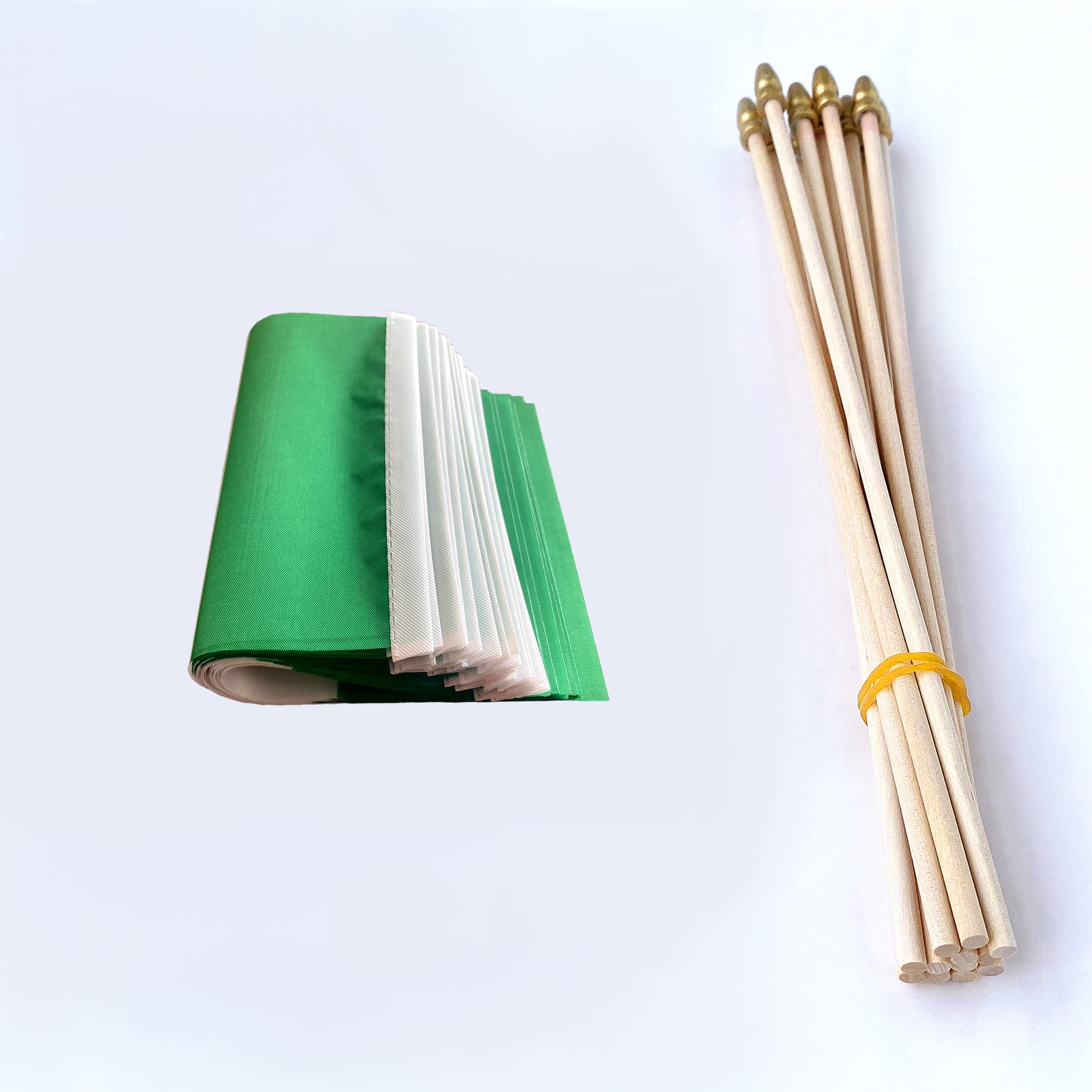 TSMD Nigeria-stick-flag reinforced stitching for multiple celebrations