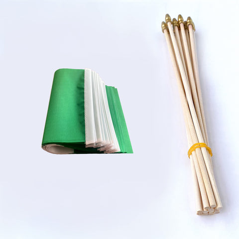 TSMD Nigeria-stick-flag reinforced stitching for multiple celebrations