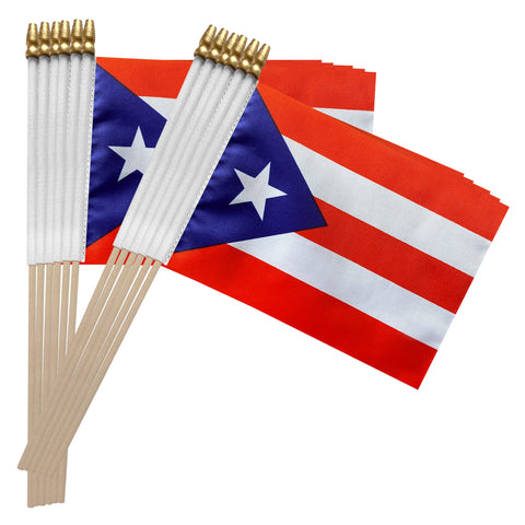 TSMD Puerto Rico flag 12-pack ready for events and decor.