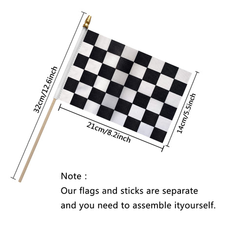 TSMD racing flag handheld mini flags for events