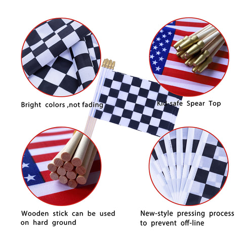 TSMD safe rounded-top flag suitable for kids and classrooms