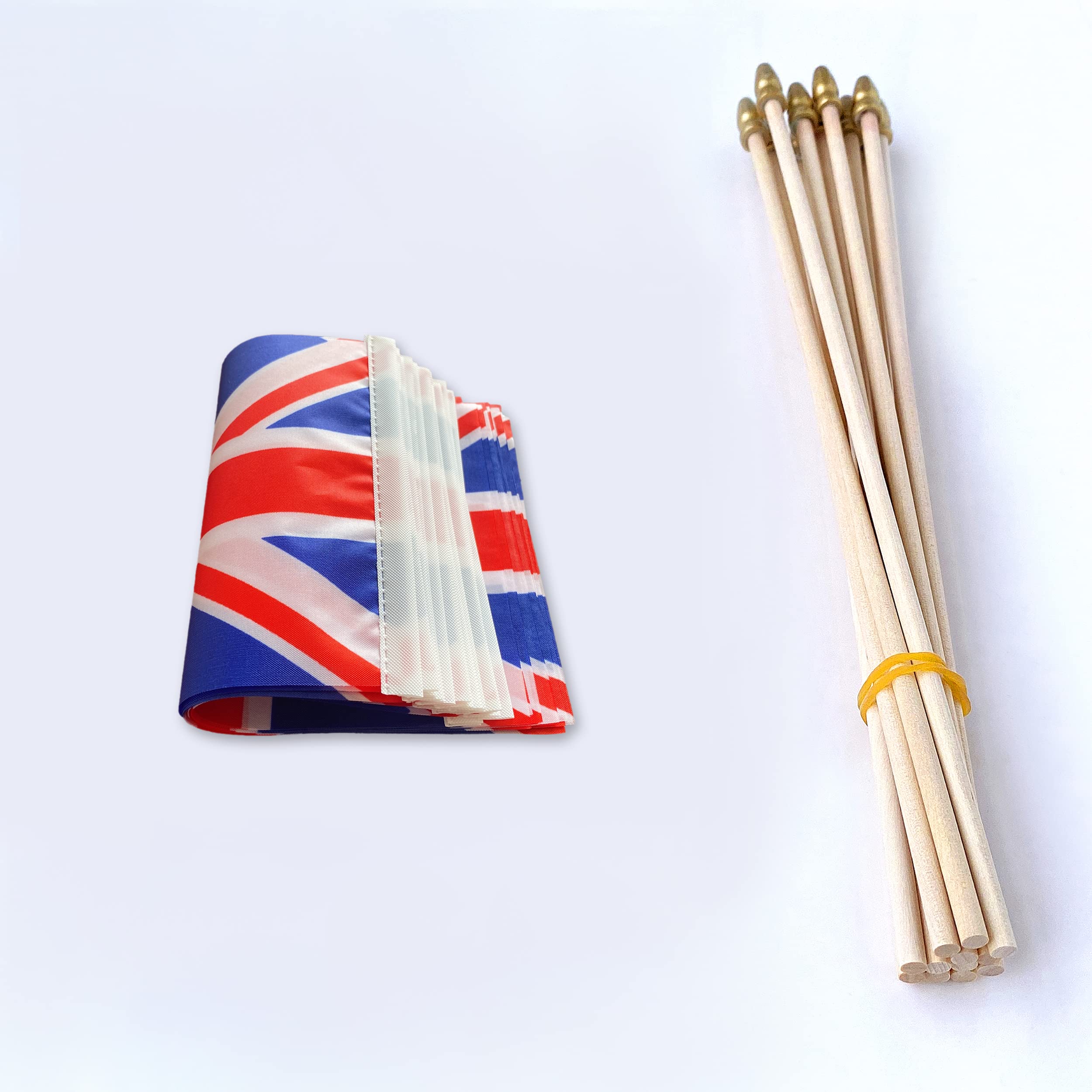 TSMD Union Jack flag in parade setups, designed for reliable reuse.