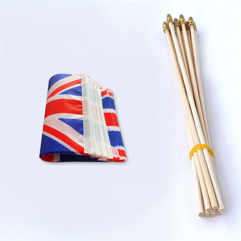 TSMD Union Jack flag in parade setups, designed for reliable reuse.