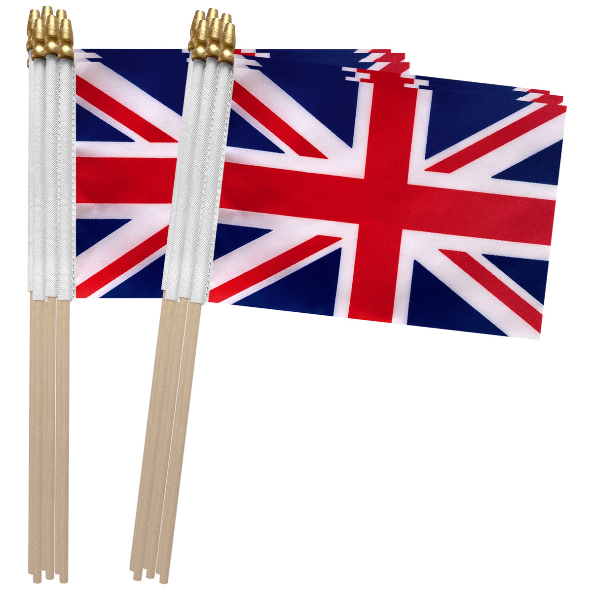 TSMD Union Jack flag 5x8 inch with double-sided print for clear visibility.