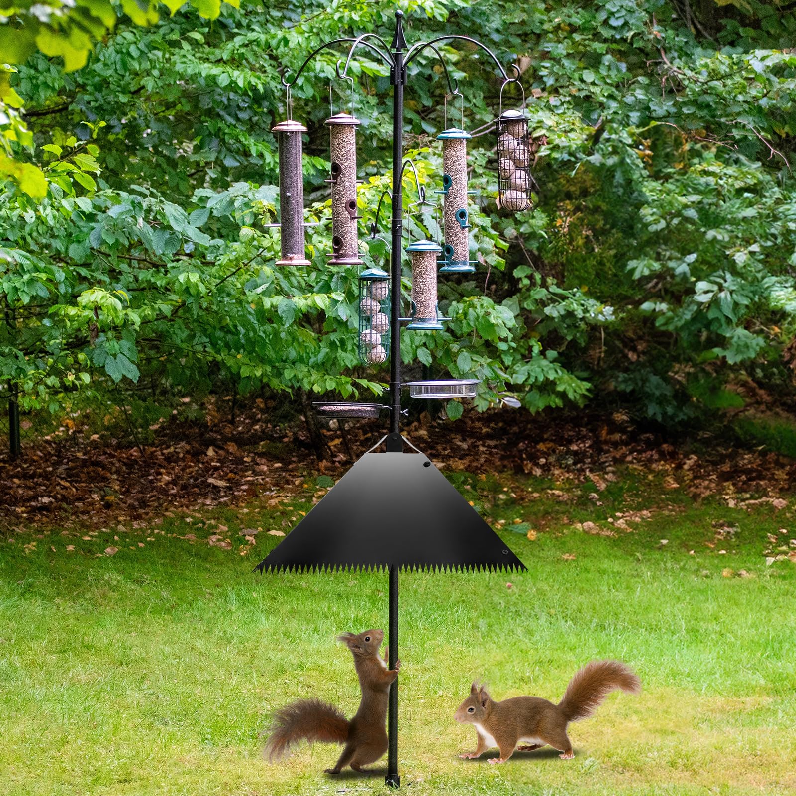 TSSOIYLR 17 inch baffle side creates a wide protective barrier.