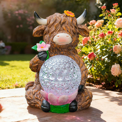 TSTGEE outdoor statue offers easy placement on lawn, patio or near ponds.