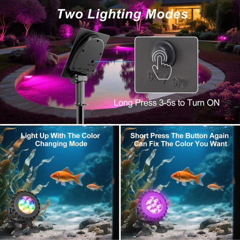 T-SUN IP68 waterproof design withstands dust and water exposure.