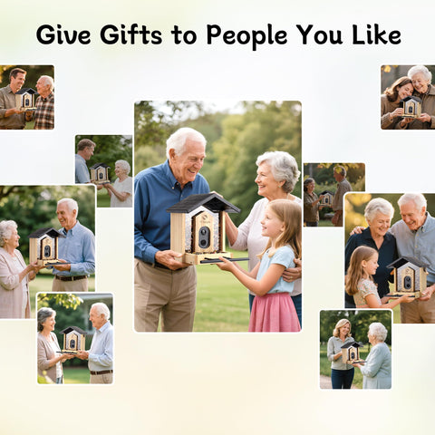 TT Nature Bird Feeder Camera gift packaging signals a ready-to-gift experience.