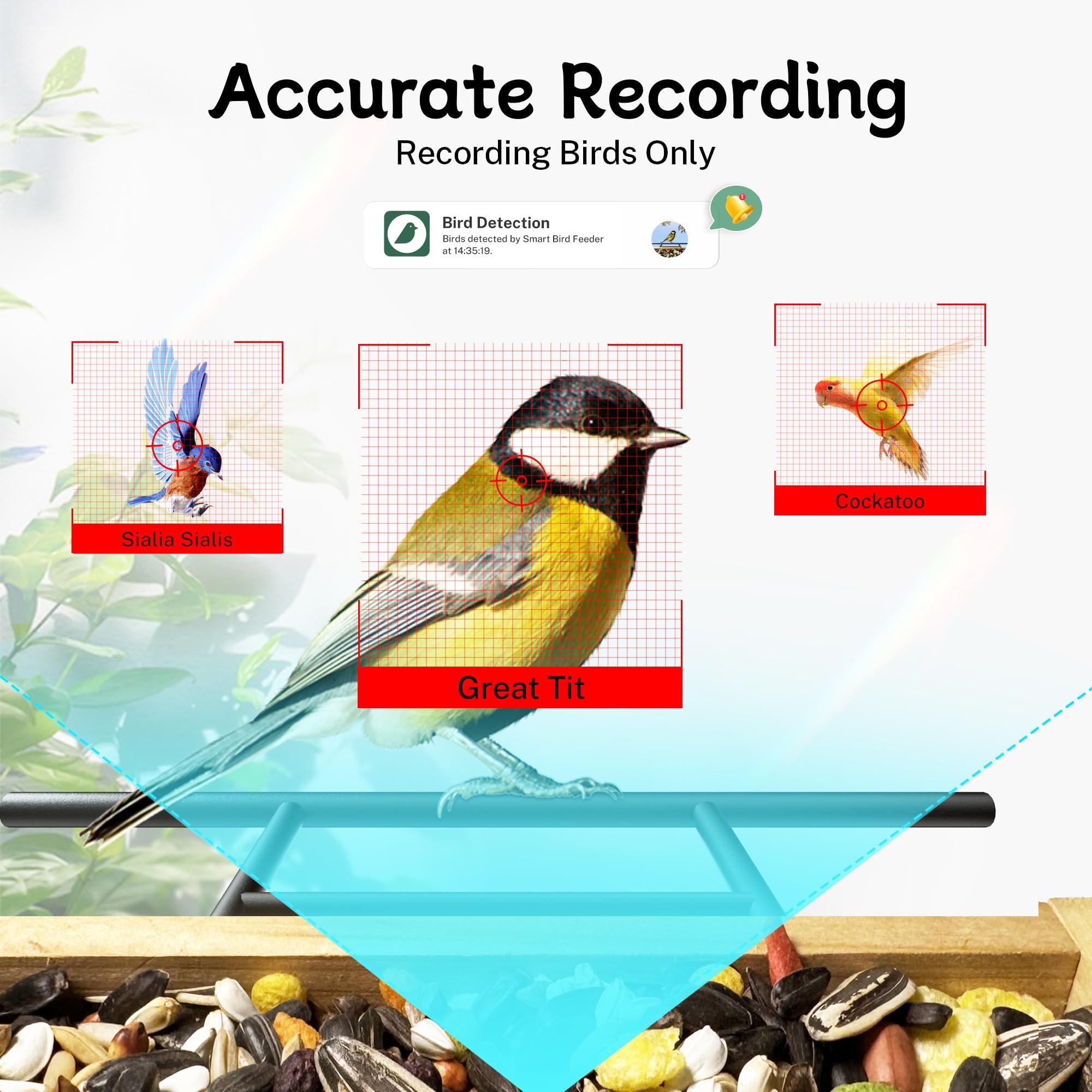 TT Nature Bird Feeder Camera Wi-Fi setup demonstrates easy wireless connectivity.